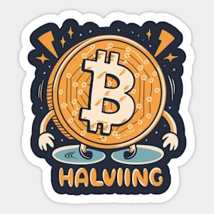 Bitcoin halving Sticker